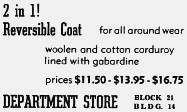 reversable coat